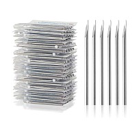 ATOMUS Body Piercing Needles, 14G 16G Stainless Steel Sterile Disposable Ear Nose Navel Nipple Lip Piercing Needles (20pcs 14G + 20pcs 16G)