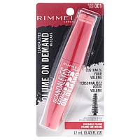 Rimmel Scandaleyes Volume On Demand Mascara, Black, 0.5