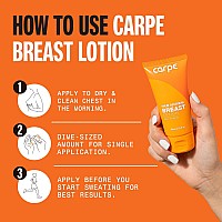 Carpe Nosweat Breast Pack Of 2 Helps Keep Your Breasts And Skin Folds Dry Sweat Absorbing Lotion Helps Control Under Br