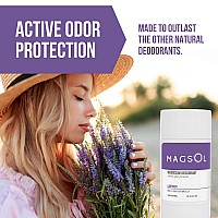 Magsol Natural Deodorant For Men Aluminum Free Deodorant For Men Lavender