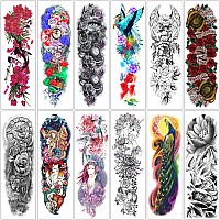 Aresvns Temporary Tattoo Flowers for Women and kids (L19