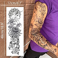 Aresvns Temporary Tattoo Flowers for Women and kids (L19