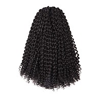 Passion Twist Hair 14 Inch 7Packs Dark Brown Water Wave Crochet Braids Synthetic Braiding Hair Extensions 14 7Packs 2