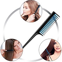 3 Piece Triple Teasing Comb Rat Tail Combs For Women Tool Structure Tease Layers Rattail Comb Rat Tail Comb For Back Combing