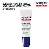 Aquaphor Lip Repair Ointment Longlasting Moisture To Soothe Dry Chapped Lips 35 Fl Oz Tube 4 Pack