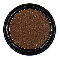 Pure Ziva Truffle Chocolate Deep Dark Chestnut Cocoa Brown Shimmer Pressed Powder Single Vegan Eyeshadow Talc Paraben Cruelt