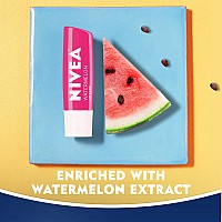 Nivea Watermelon Lip Care Tinted Lip Balm For Beautiful Soft Lips Pack Of 4