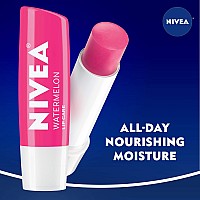 Nivea Watermelon Lip Care Tinted Lip Balm For Beautiful Soft Lips Pack Of 4