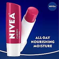 Nivea Cherry Lip Care Tinted Lip Balm For Beautiful Soft Lips Pack Of 4