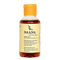 Daana Neem Oil For Skin And Hair Certified Usda Organic Extra Virgin Cold Pressed 4 Oz