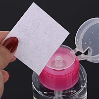 960 Pcs Lint Free Nail Wipes Cotton Pads Remover To Soak Off Acrylic Gel Nail Polish With Pumb Bottle Dispenser And 1 Cuticle Pu