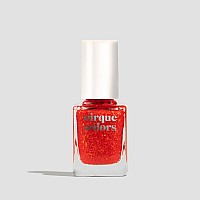 Cirque Colors Tutti Frutti Fire Red Jelly Iridescent Nail Polish Candy Coat Collection 037 Fl Oz 11 Ml Vegan Cruelt