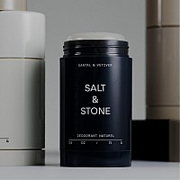 Salt Stone Sensitive Skin Natural Deodorant Santal Vetiver Natural Deodorant For Women Men Aluminum Free Baking So