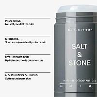 Salt Stone Sensitive Skin Natural Deodorant Santal Vetiver Natural Deodorant For Women Men Aluminum Free Baking So