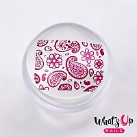 Whats Up Nails Mini Double Sided Clear Stamper Scraper For Stamped Nail Art Design