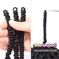 Toyotress Bob Spring Twist Hair 6 Inch 8 Packs Pretwisted Kids Crochet Hair Spring Twists Crochet Braids Synthetic Braiding