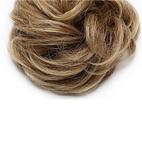 Benehair Hair Bun Hairpiece Scrunchy Updo Hair Pieces Fluffy Scrunchies Donut Hairpiece Synthetic Curly Wavy Messy Chignons With