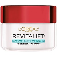 L'Oreal Paris Revitalift Anti Aging Face and Neck Cream, Smoothing and Firming Moisturizer for 24HR Hydration, Fragrance Free, 1.7 Oz