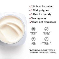 L'Oreal Paris Revitalift Anti Aging Face and Neck Cream, Smoothing and Firming Moisturizer for 24HR Hydration, Fragrance Free, 1.7 Oz