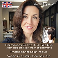 Smart Beauty Espresso Brown Hair Dye Permanent With Plex Antibreakage Technology That Protects Rebuilds Restores Hair Structure