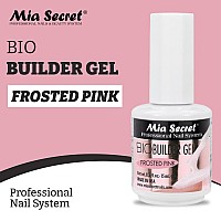 Mia Secret Professional Nail System Bio Builder Gel Polish 05 Fl Oz Frosted Pink