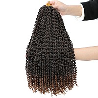 Dansama Passion Twist Hair Water Wave Braiding Hair For Butterfly Style Crochet Braids Bohemian Hair Extensions 18Inch Pack Of