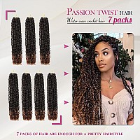 Dansama Passion Twist Hair Water Wave Braiding Hair For Butterfly Style Crochet Braids Bohemian Hair Extensions 18Inch Pack Of