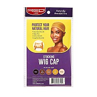 Red By Kiss Stocking Wig Cap 5 Pcs Dark Beige