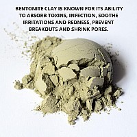 Smart Solutions Calcium Bentonite Clay Food Grade 5 Lb Pure Indian Healing Clay All Natural For Internal And External Use D