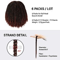 24 Inch 6 Packs Authentic Double Jumbo Senegalese Twist Crochet Braid Hair Havana Twist Crochet Hair Havana Mambo Twist Croche