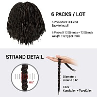 24 Inch 6 Packs Authentic Double Jumbo Senegalese Twist Crochet Braid Hair Havana Twist Crochet Hair Havana Mambo Twist Croche