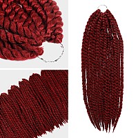 24 Inch 6 Packs Authentic Double Jumbo Senegalese Twist Crochet Braid Hair Havana Twist Crochet Hair Havana Mambo Twist Croche