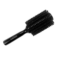 Cortex Professional 100 Boar Bristle Round Hair Brush For Women And Men For All Hair Types Natural And Soft Hair Brush Bla