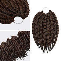 12 Inch 6 Pack Authentic Jumbo Senegalese Twist Crochet Braid Hair Havana Twist Crochet Braids Hair Mambo Twist Braiding Hair