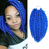 12 Inch 6 Pack Authentic Jumbo Senegalese Twist Crochet Braid Hair Havana Twist Crochet Braids Hair Mambo Twist Braiding Hair