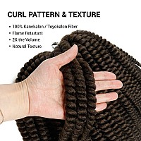 12 Inch 6 Pack Authentic Jumbo Senegalese Twist Crochet Braid Hair Havana Twist Crochet Braids Hair Mambo Twist Braiding Hair