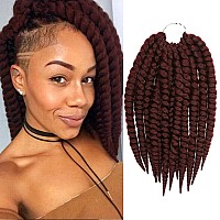 12 Inch 6 Pack Authentic Jumbo Senegalese Twist Crochet Braid Hair Havana Twist Crochet Braids Hair Mambo Twist Braiding Hair