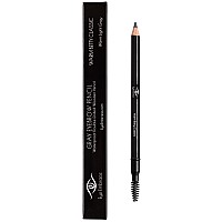 Eye Embrace Warm Betty Classic Light Gray Wooden Eyebrow Pencil Waterproof Doubleended Pencil With Sharpener Spoolie Brus