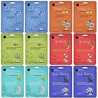 Celavi Essence Facial Face Mask 12 Sheets Kbeauty Skincare Korea Skin Care Moisturizing C Type