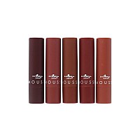 Italia Deluxe Top Five Mousse Matte Lipstick Set Chola Browns