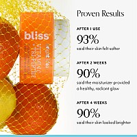 Bliss Tripeptide Brightening Moisturizer Vitamin C Squalane Hydrating Antiaging Face Cream For Radiant Skin Clean Vega