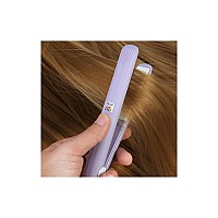 Flat Iron Mini Hair Straightener And Curler 2 In 1 For Ceramic Tourmaline Plate Beauty Heating Salon Us Plug Purple