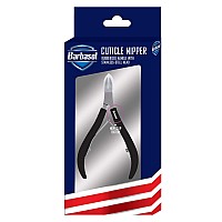 Barbasol Non-Slip Stainless Steel Cuticle Nipper - Black