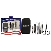 Barbasol Travel Manicure Set - 8 Pieces in Black