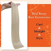 Full Shine U Tip Human Hair Extensions Platinum Blonde Color 60 Blonde U Tip Fusion Hair Extensions Prebonded Human Hair Extenti