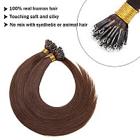 Sego Nano Bead Ring Human Hair Extension Pre Bonded Nano Tip Remy Hair Extensions Micro Beads Rings Loop Hand Tied Hairpiece 16