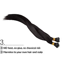 Sego Nano Bead Ring Human Hair Extension Pre Bonded Nano Tip Remy Hair Extensions Micro Beads Rings Loop Hand Tied Hairpiece 20