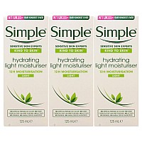 Simple Skin Hydrating Moisturizer Facial Moisturizer For Sensitive Skin With 12 Hour Moisturization 42 Ounce Pack Of 3