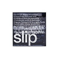 Slip Silk Skinnie Scrunchies Midnight Collection (Charcoal, Navy, Silver) - 100% Pure 22 Momme Mulberry Silk Scrunchies for Women - Hair-Friendly + Luxurious Elastic Scrunchies Set (6 Scrunchies)