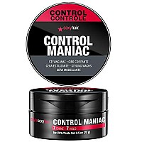 SexyHair Style Control Maniac Styling Wax, 2.5 Oz | Provides Definition | Long Lasting Shapes and Styles | Adds Shine